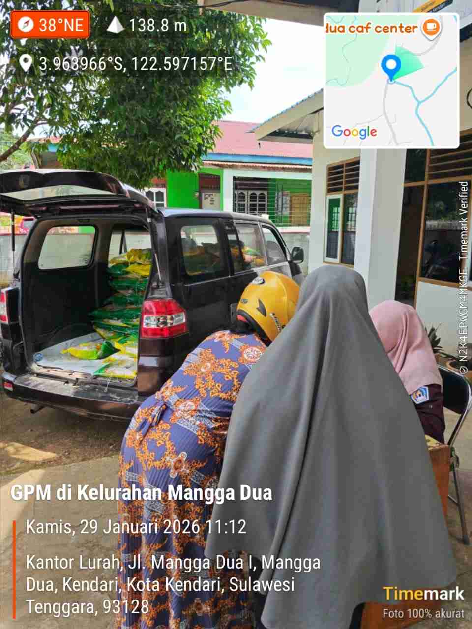 Penyelenggaraan Kegiatan  Gerakan Pangan Murah di Halaman Kantor Kelurahan Mangga Dua, Kecamatan  Kendari _ Kamis, 29 Januari 2026