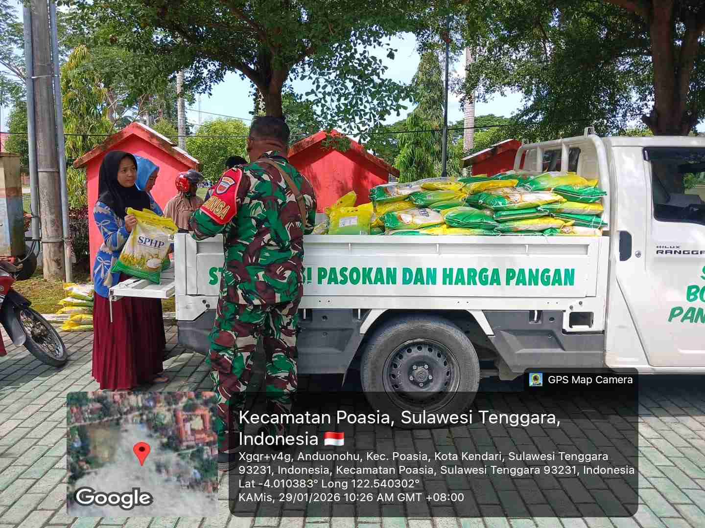 Penyelenggaraan Kegiatan Gerakan Pangan Murah di Halaman Kantor Kelurahan Anduonohu, Kecamatan Poasia _ Kamis, 29 Januari 2026